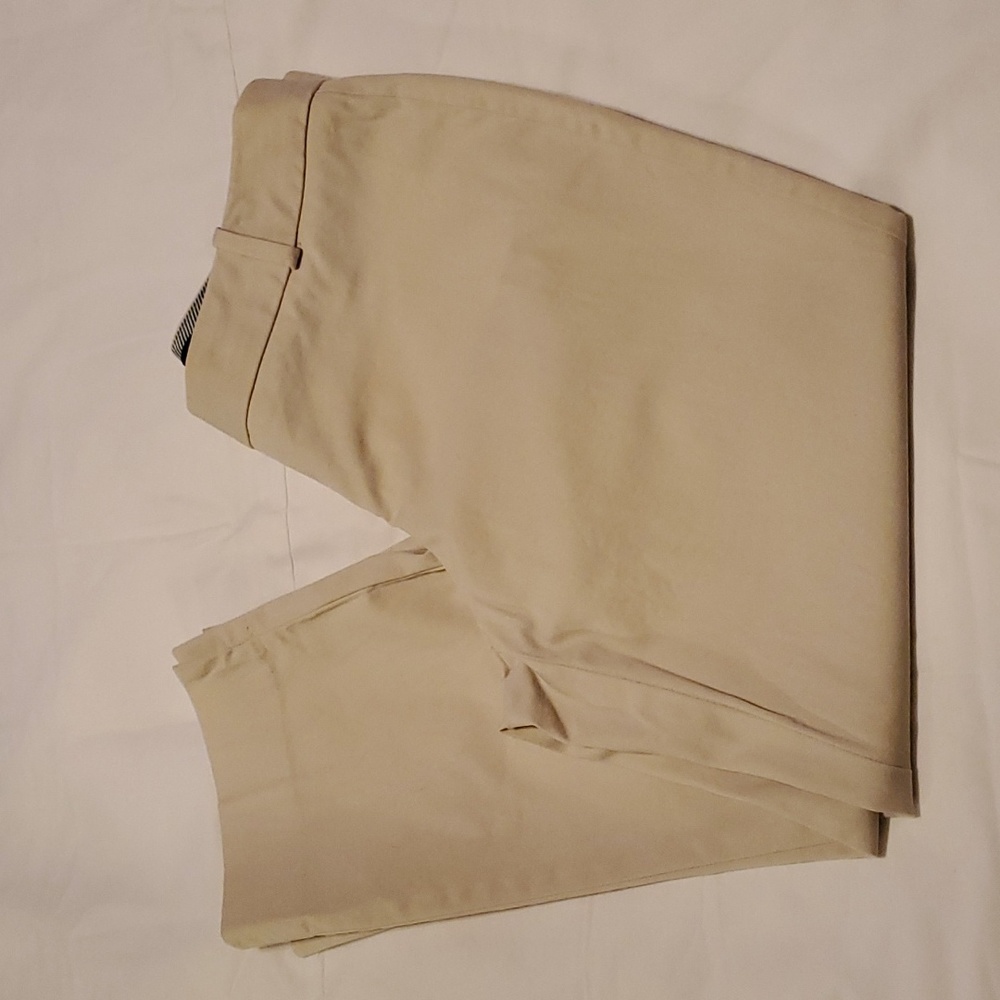 New Cropped Pants by Talbots color Tan, Size 2P